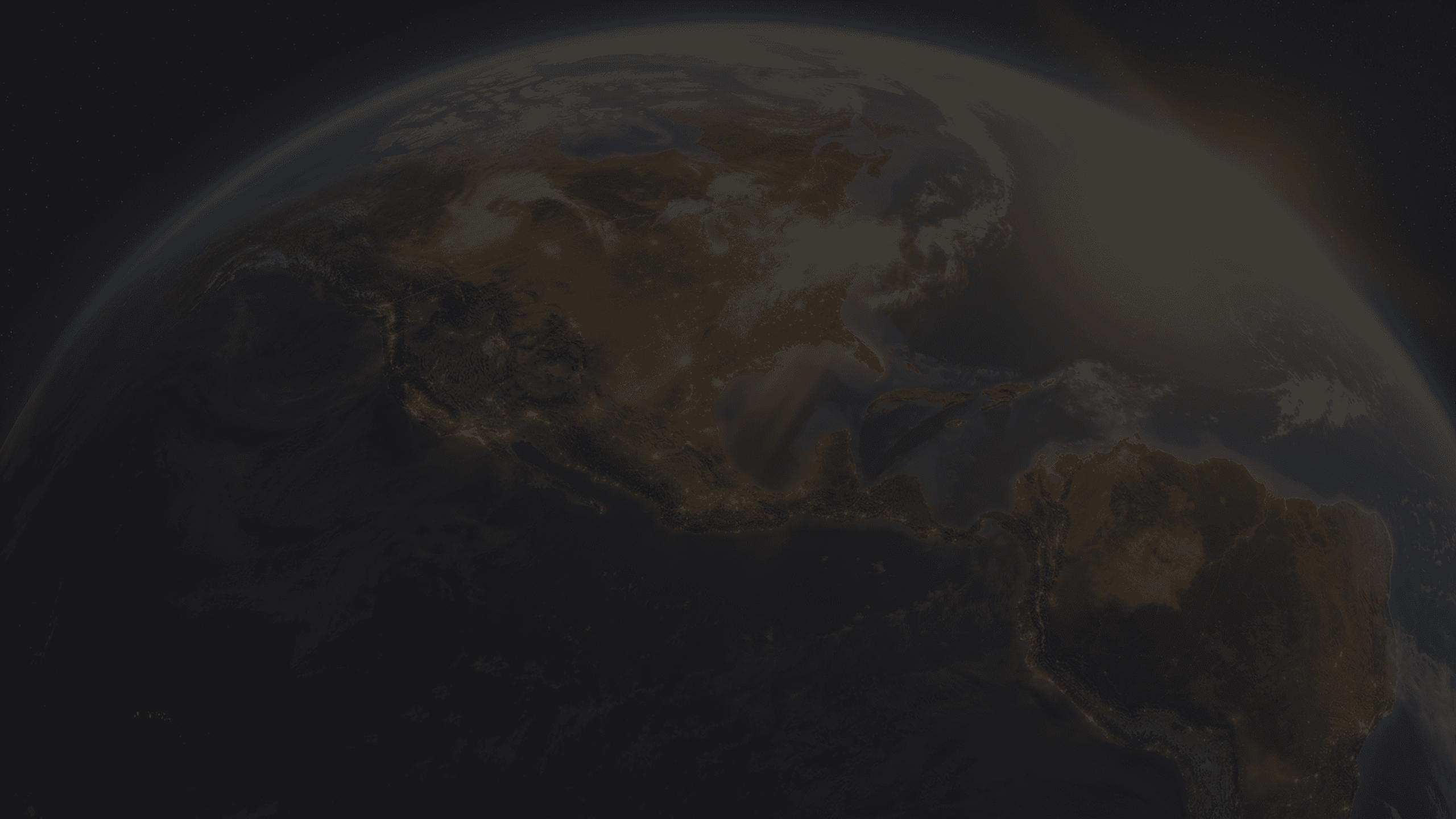 Panoramic view of the Americas